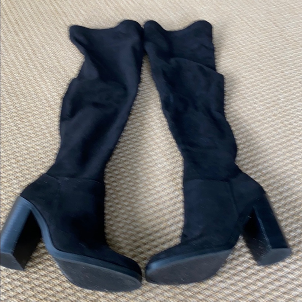 Black Suede Boots